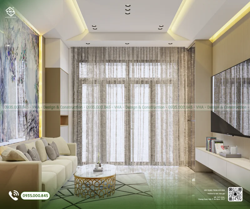 PHỐI CẢNH NỘI THẤT NHÀ MR. TRƯỜNG - KHÔNG GIAN SỐNG ĐÁNG MƠ ƯỚC - Góc nhìn 5