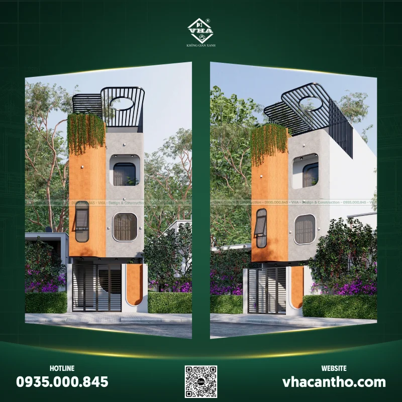 Mẫu Nhà Phố Đẹp Năm 2026: Xu Hướng Thiết Kế Hiện Đại Và Tiện Nghi Tại Cần Thơ - Góc nhìn 2
